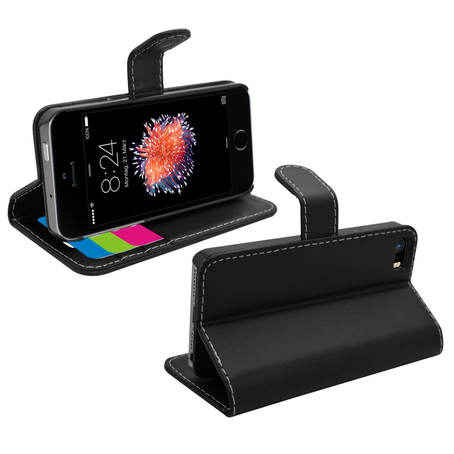 Xquisite Case - Wallet for iPhone 5/5S/SE - Black