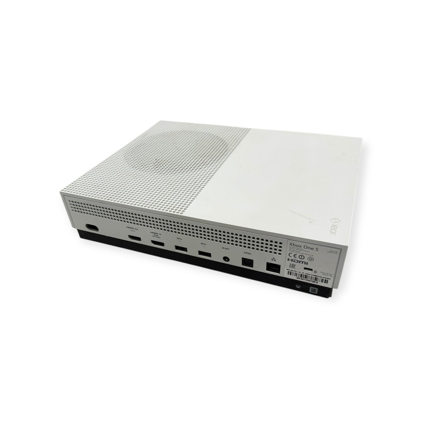 Xbox One S White - 500GB - With power adapter-  Grade B - Fully Working