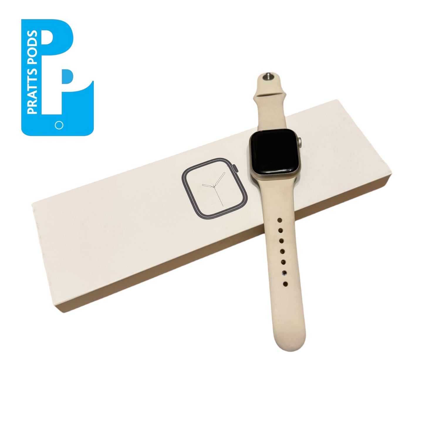 Apple iWatch Series 9 41mm Starlight Aluminium Case with Sports Band - GPS - Grade A
