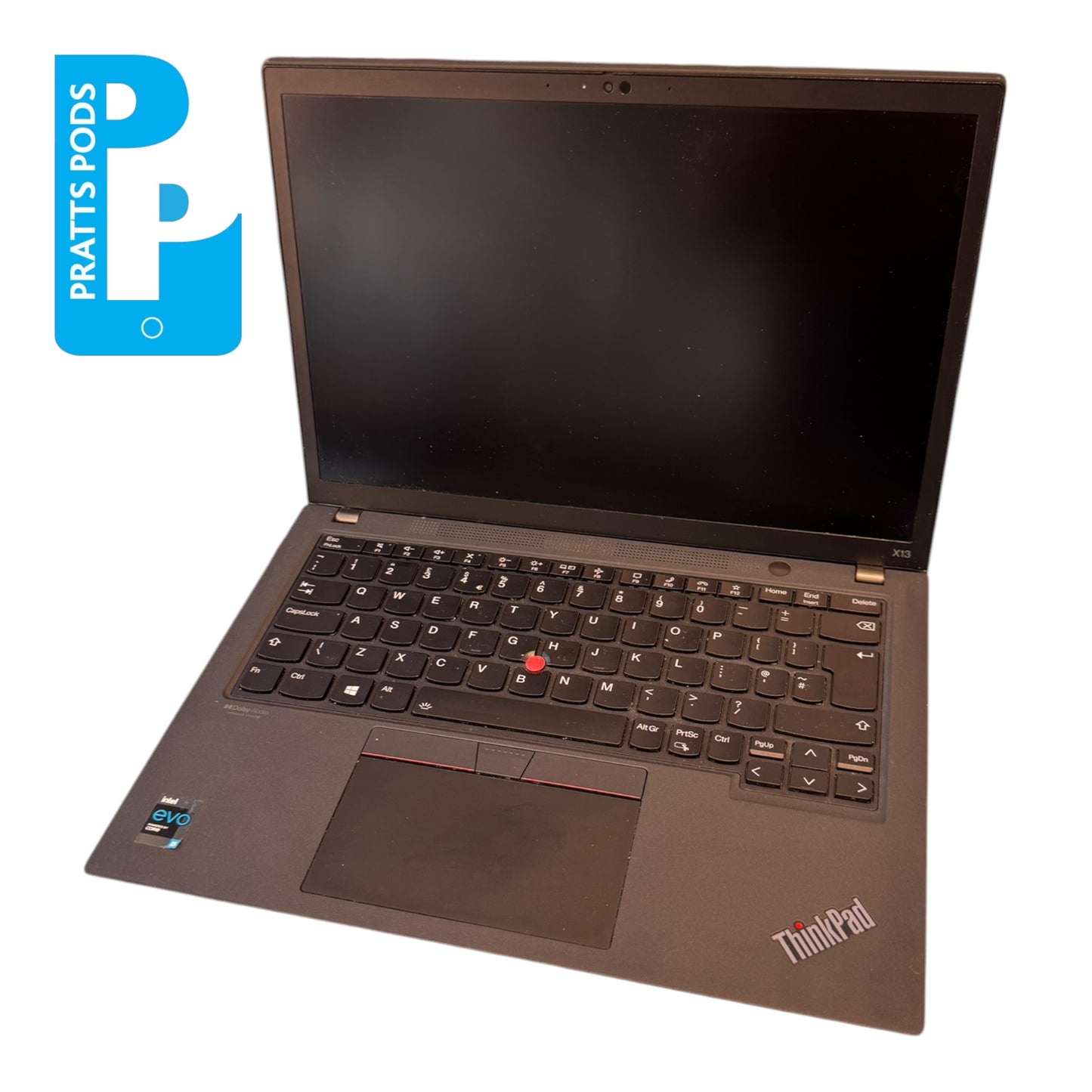 Lenovo ThinkPad X13 Gen2 Intel Core I5 11th Gen Laptop, 13 Inch Full HD 1080p Screen, 8GB RAM, 256GB SSD, Windows 11 - Grade B
