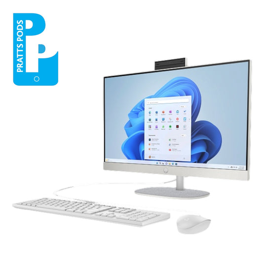 HP All-in-One 24" Desktop 24-cr0041na AIO Ryzen 3 7320U, 8GB RAM, 256GB SSD, Windows 11 - Boxed