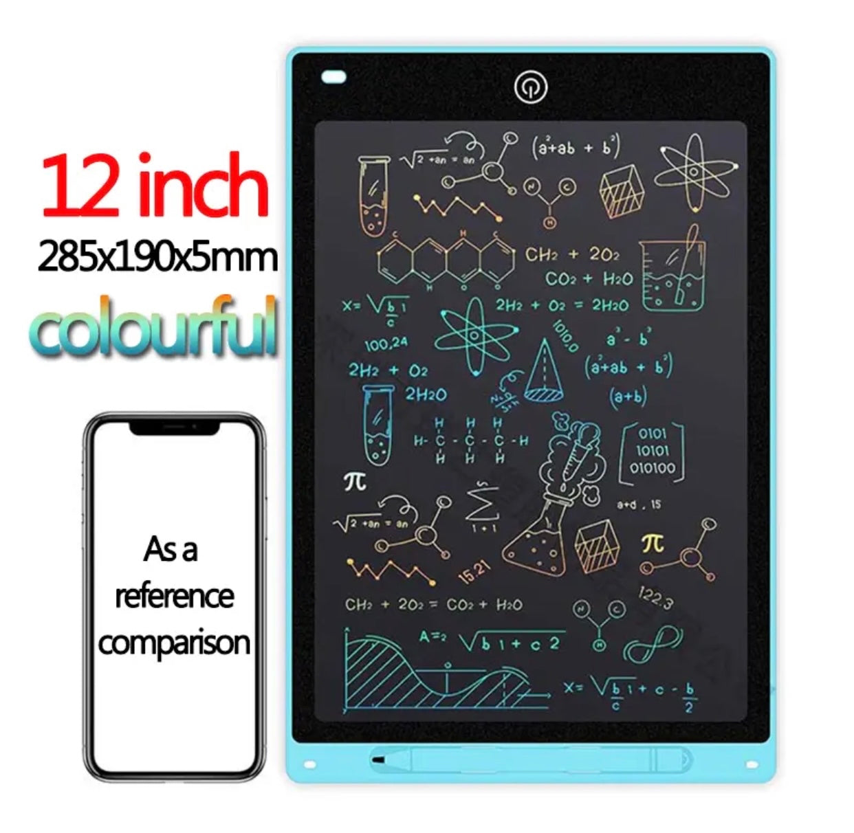 12 inch LCD Writing Tablet Drawing Board - Kids Graffiti Sketchpad Toys Handwriting Magic Blackboard Toy Gift