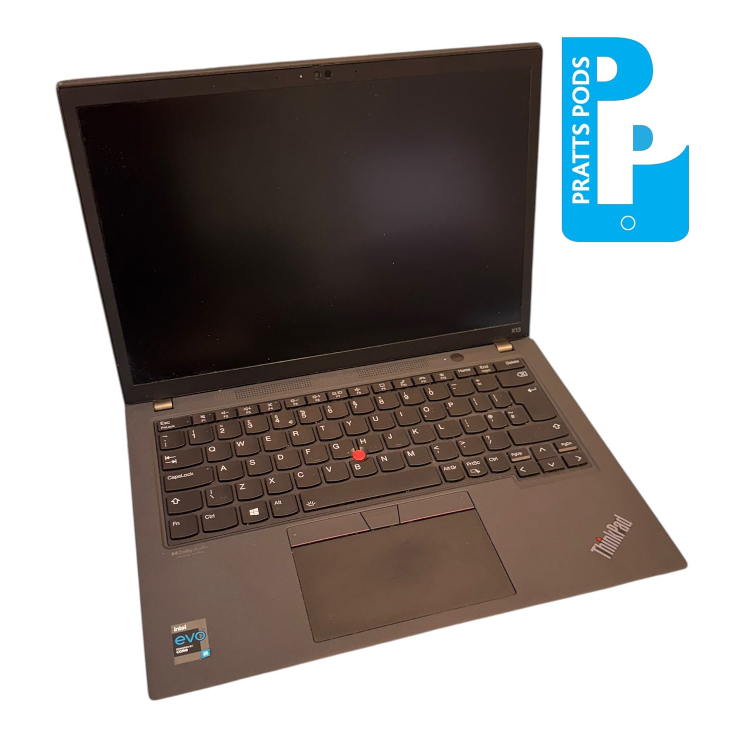 Lenovo ThinkPad X13 Gen2 Intel Core I5 11th Gen Laptop, 13 Inch Full HD 1080p Screen, 8GB RAM, 256GB SSD, Windows 11 - Grade B