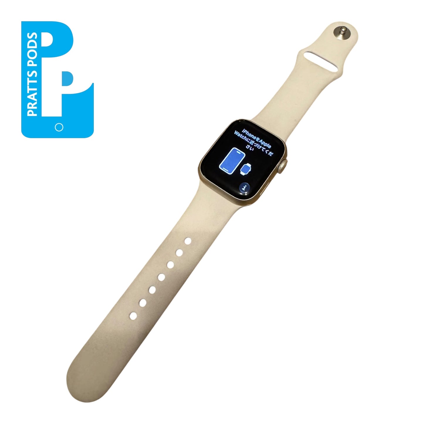 Apple iWatch Series 9 41mm Starlight Aluminium Case with Sports Band - GPS - Grade A