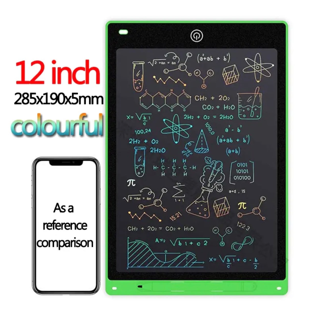 12 inch LCD Writing Tablet Drawing Board - Kids Graffiti Sketchpad Toys Handwriting Magic Blackboard Toy Gift