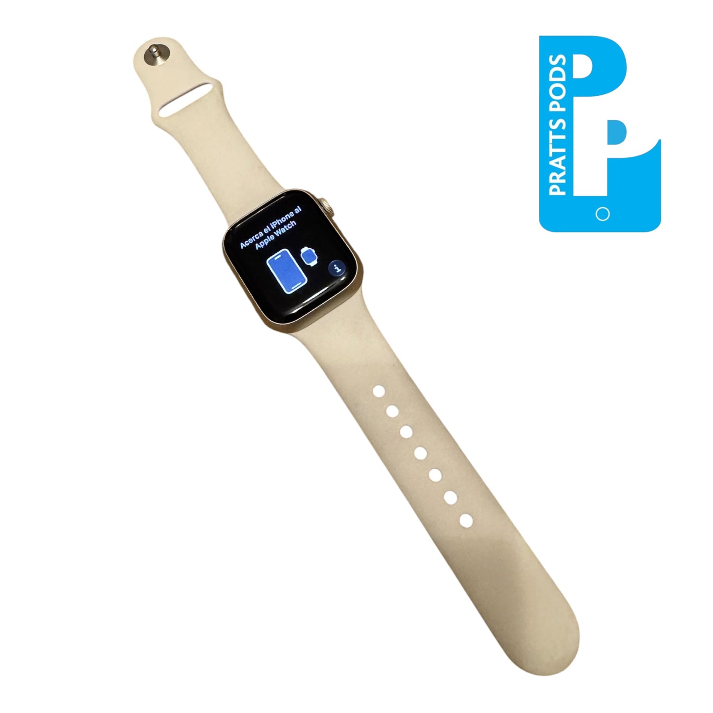 Apple iWatch Series 9 41mm Starlight Aluminium Case with Sports Band - GPS - Grade A