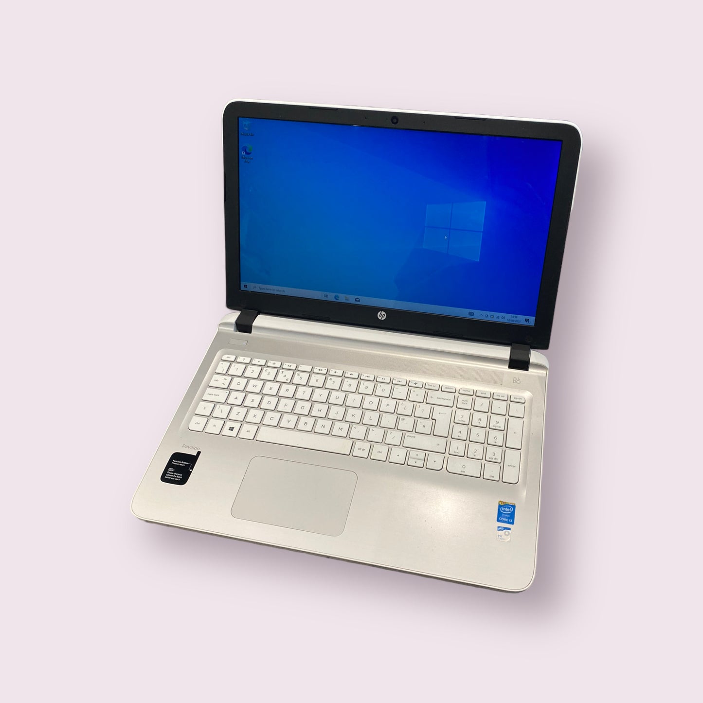 HP Pavilion 15.6" 15-ab269sa Windows 10 Laptop - 8GB RAM - 480GB SSD - i3 CPU - Grade B