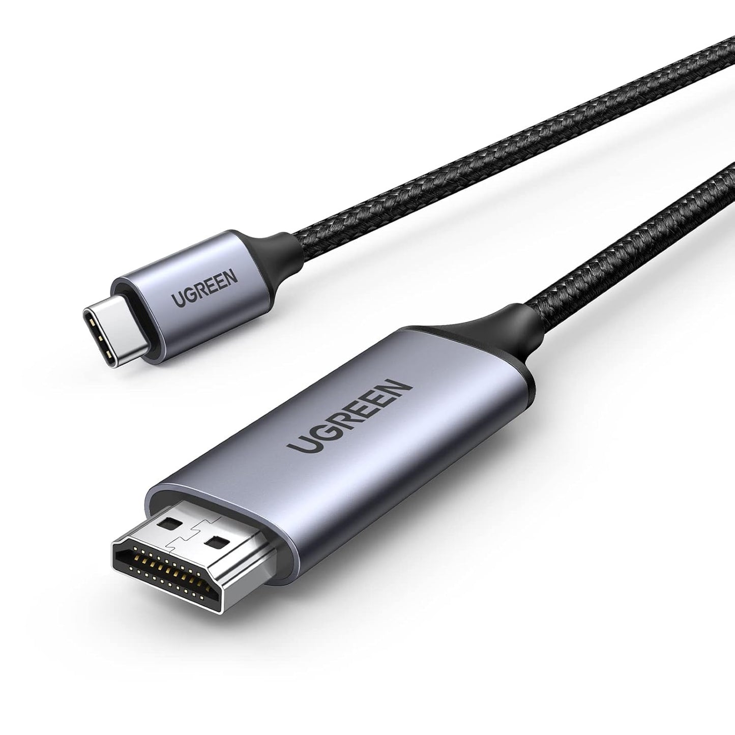 UGREEN USB C to HDMI Cable 6.6FT 4K@60Hz 1440P@120Hz 1080P@240Hz Type C Thunderbolt 5 4 3 HDMI 2.0 HDR Adapter Compatible with iPhone 17 16,MacBook Pro Air Neo,Mac Mini,iMac,iPad,Galaxy S25 Ultra(2M)