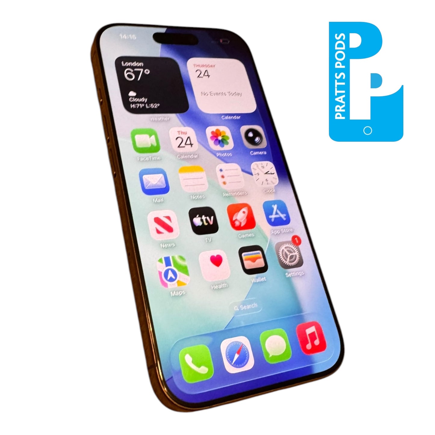 Apple iPhone 16 Pro 128GB Gold Titanium - Unlocked - Grade B