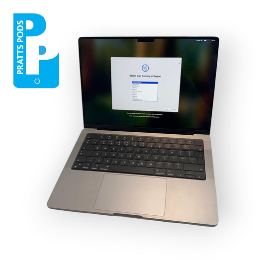 Apple Macbook Pro 14" M3  2023 A2918 - M3 CPU, 8GB RAM, 512GB SSD, Mac OS Tahoe - Space Grey - Grade B