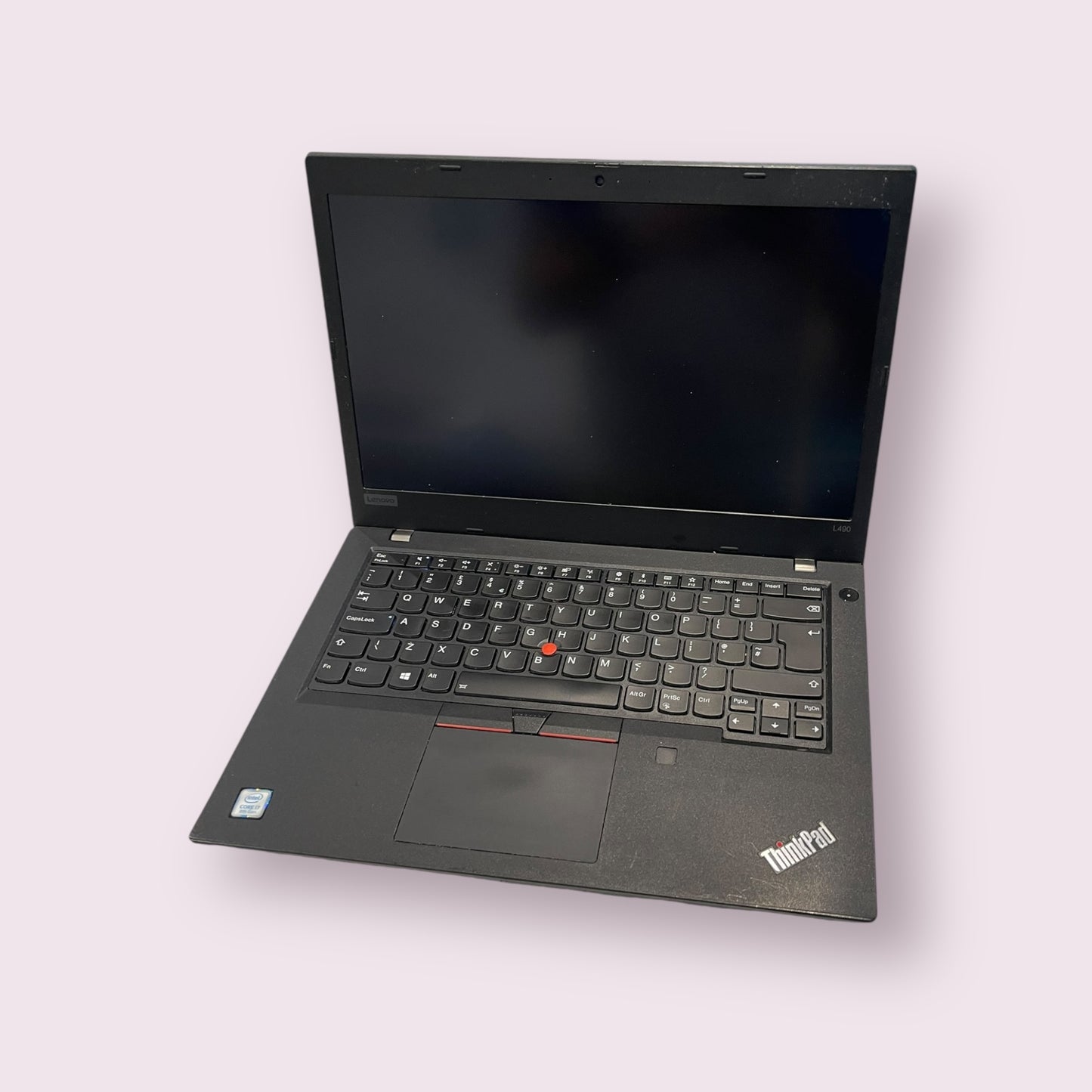 Lenovo ThinkPad L490 Intel Core I7 8th Gen Laptop, 14 Inch Full HD 1080p Screen, 8GB RAM, 256GB SSD, Windows 11 - Grade B