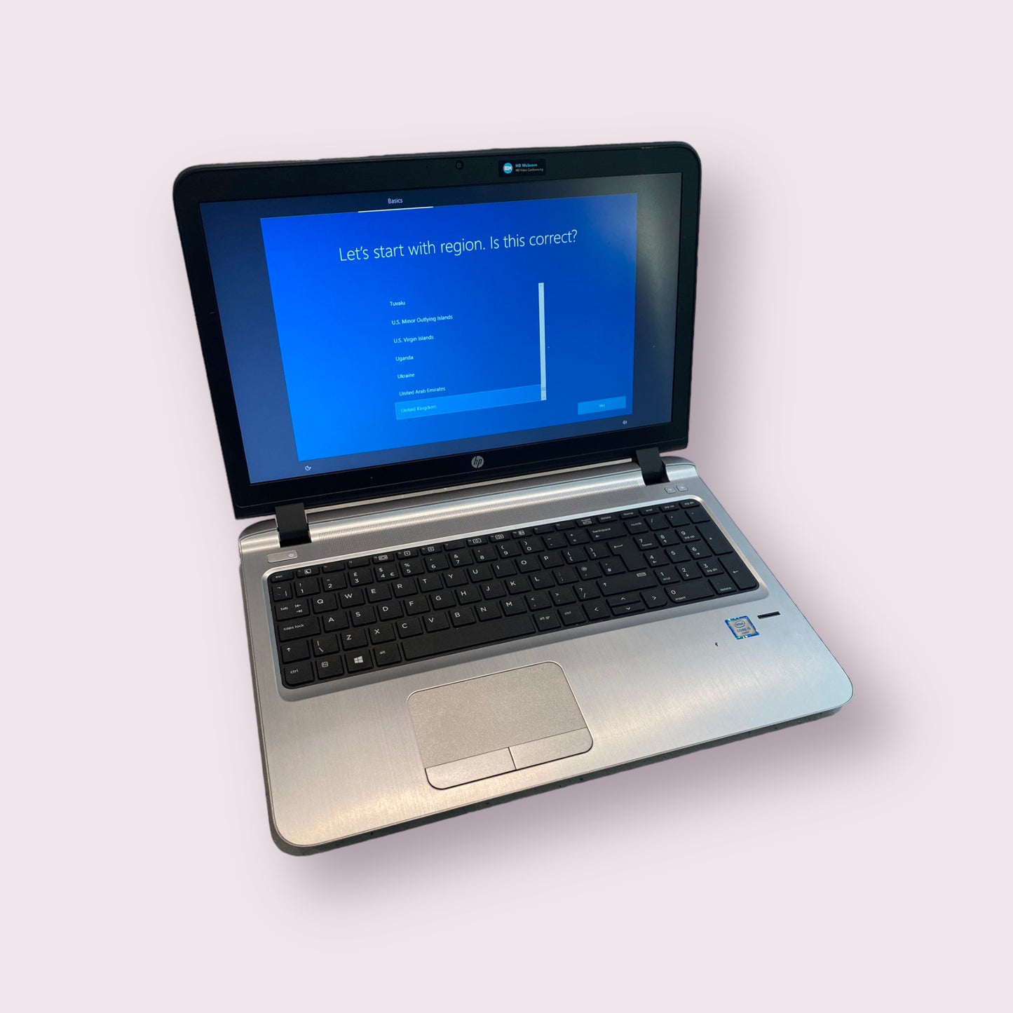 HP ProBook 450 G3 15.6" Windows 10 Laptop i5 6th, 480GB SSD, 8GB Ram - Grade B