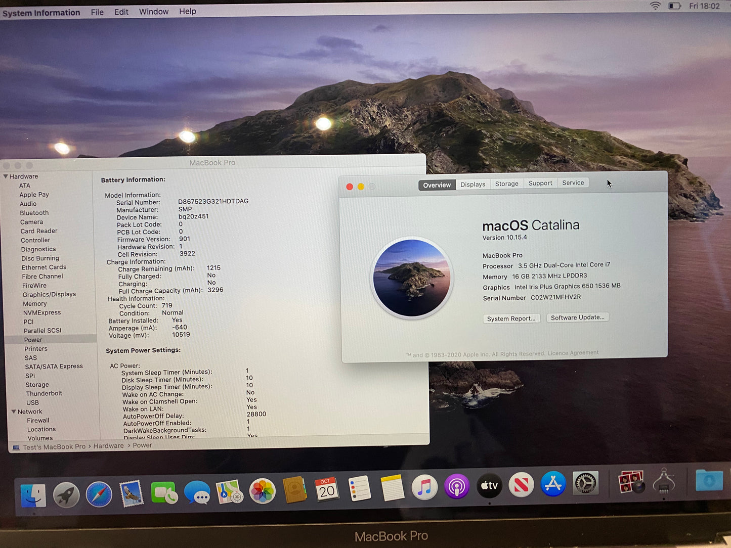 Apple Macbook pro 13" retina A1706 2017 TouchBar Space Grey - 6GB RAM, i7 @ 3.5GHz 512GB SSD Mac OS Ventura