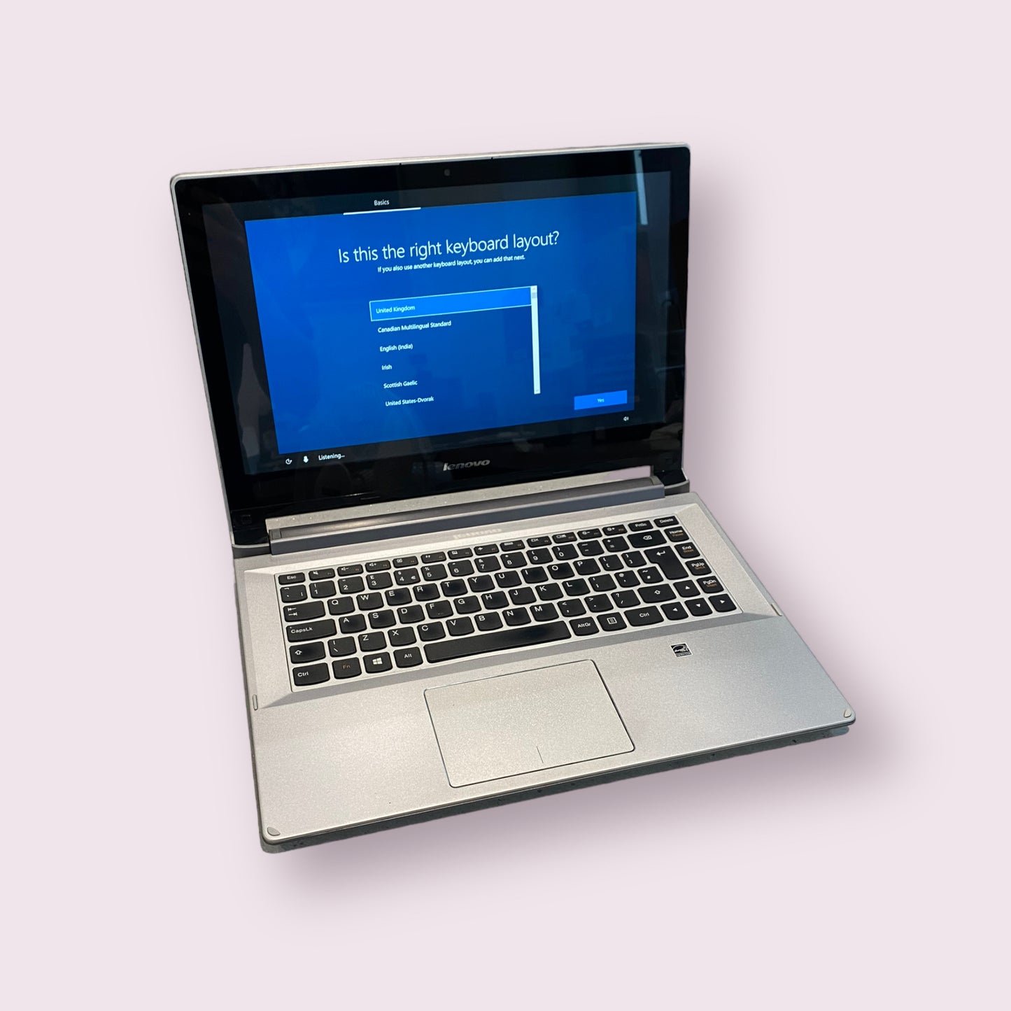 Lenovo Yoga Flex 2-14 20404 14" Touch screen Windows 10 Laptop i5 4th, 480GB SSD, 8GB Ram - Grade B