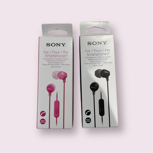 Sony MDR-EX15AP in-ear Wired 3.5mm Noise isolation earphones ear buds