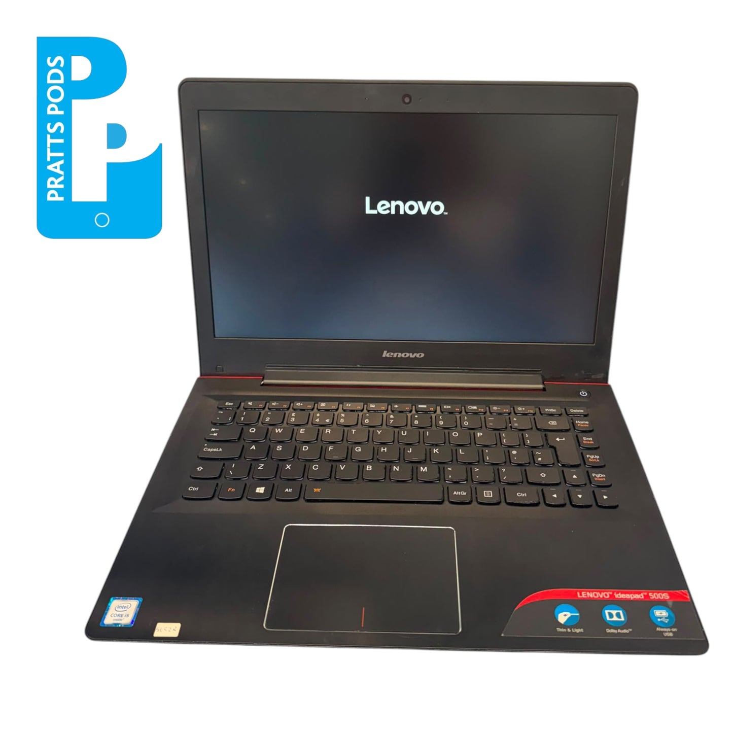 Lenovo IdeaPad 500S-14ISK 14" Windows 11 Laptop Intel Core I5 6th, 256GB SSD, 8GB Ram - Grade B