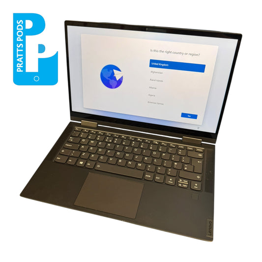 Lenovo Yoga C740-14IML 14" Windows 11 Laptop Intel Core I5 10th, 256GB SSD 8GB Ram - Grade B