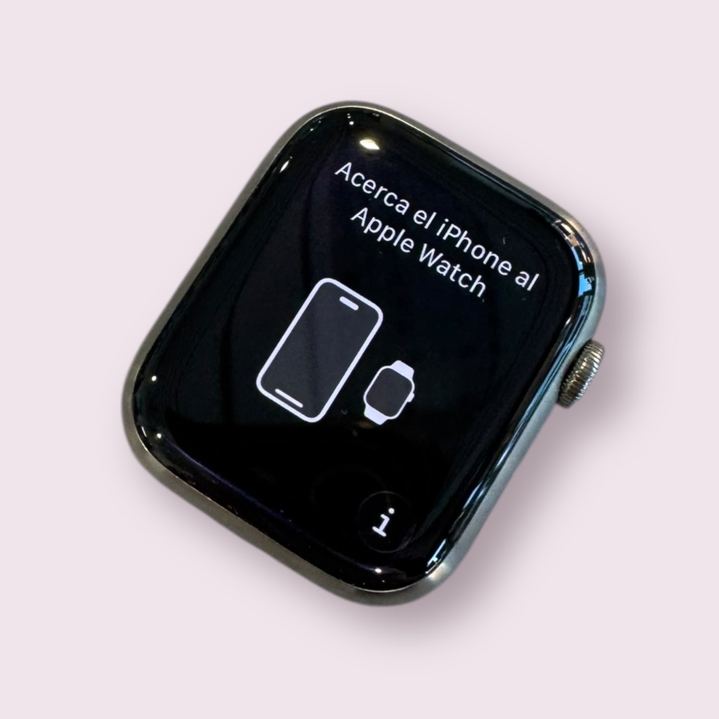 Apple iWatch Series 7 44mm Titanium & Ceramic Grey with Sports Band - Cellular - Grade B