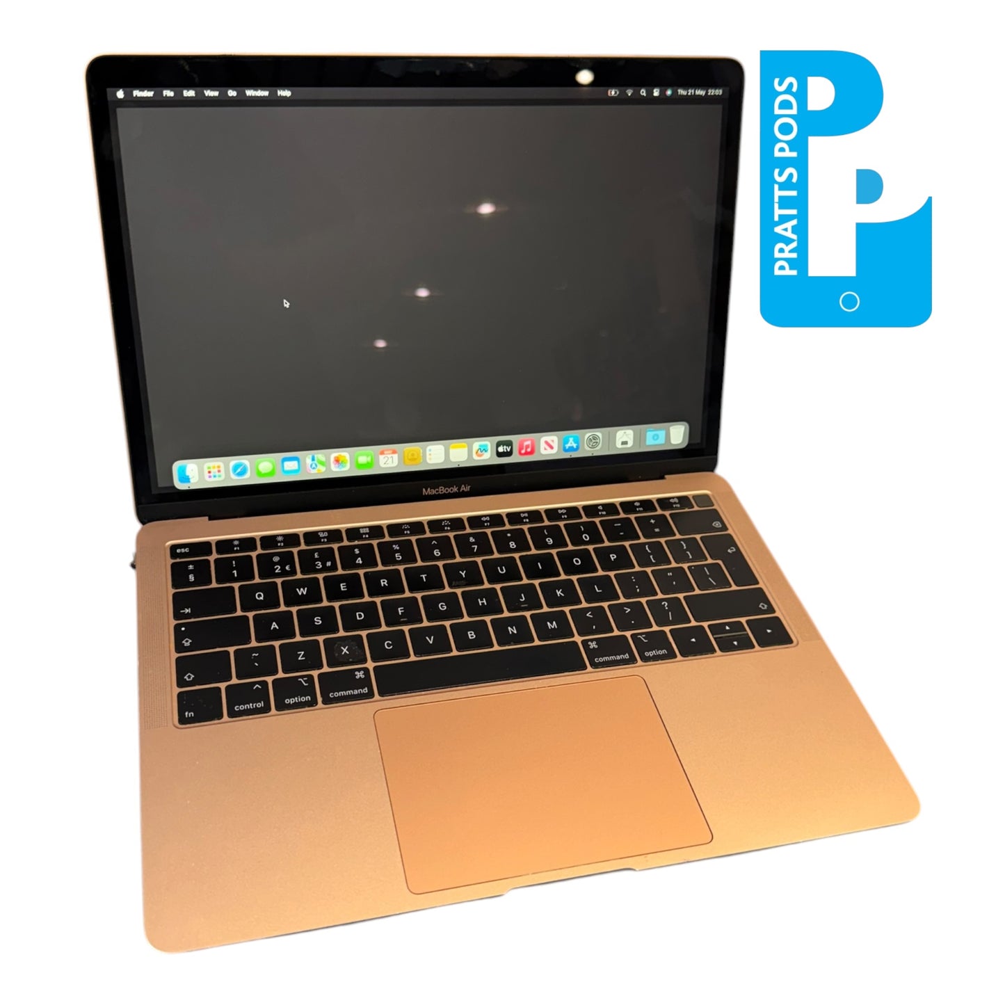 Apple Macbook air 13" A1932 Late 2019 - 8gb RAM, i5, 128gb SSD, Mac OS Sonoma - Rose Gold