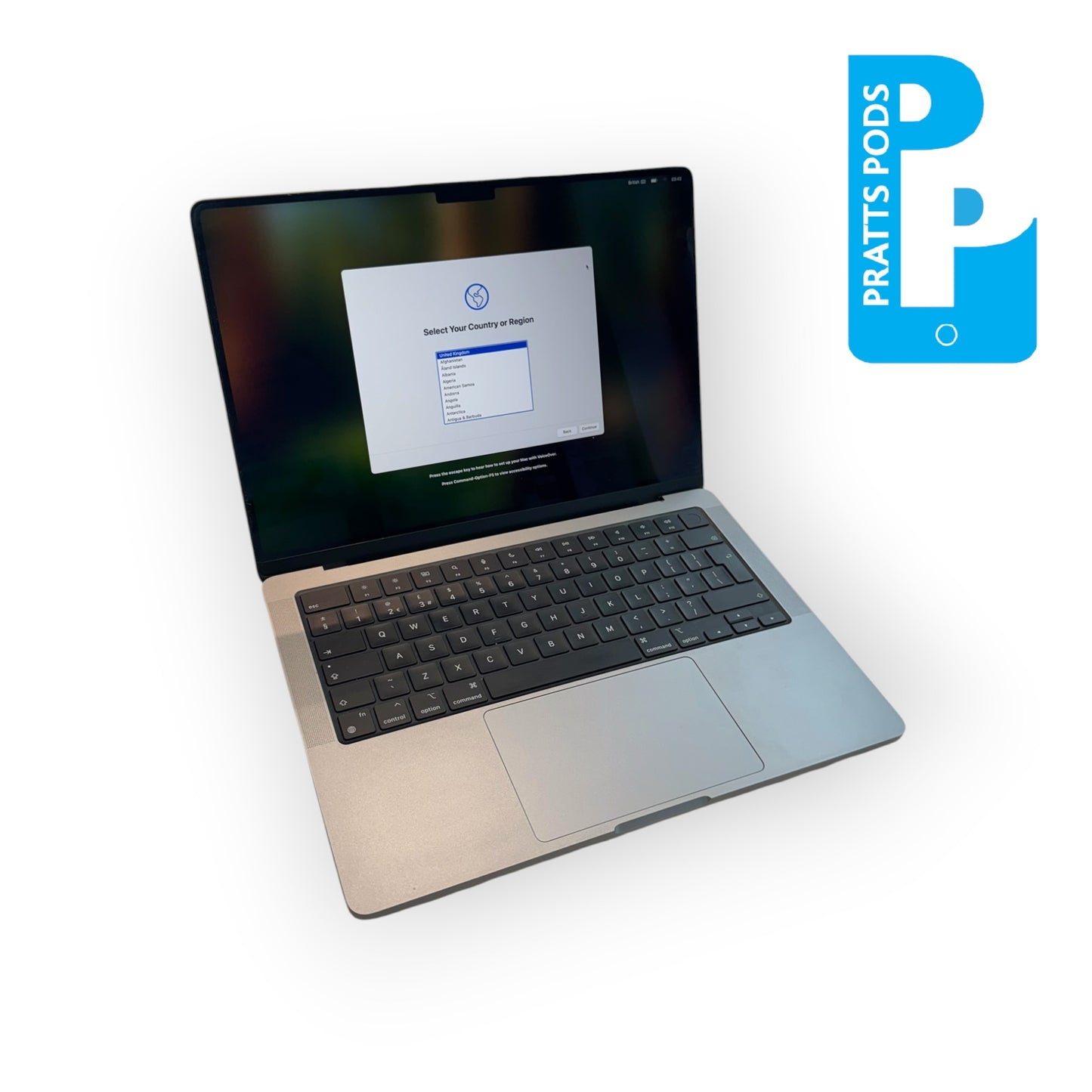 Apple Macbook Pro 14" M3  2023 A2918 - M3 CPU, 8GB RAM, 512GB SSD, Mac OS Tahoe - Space Grey - Grade B
