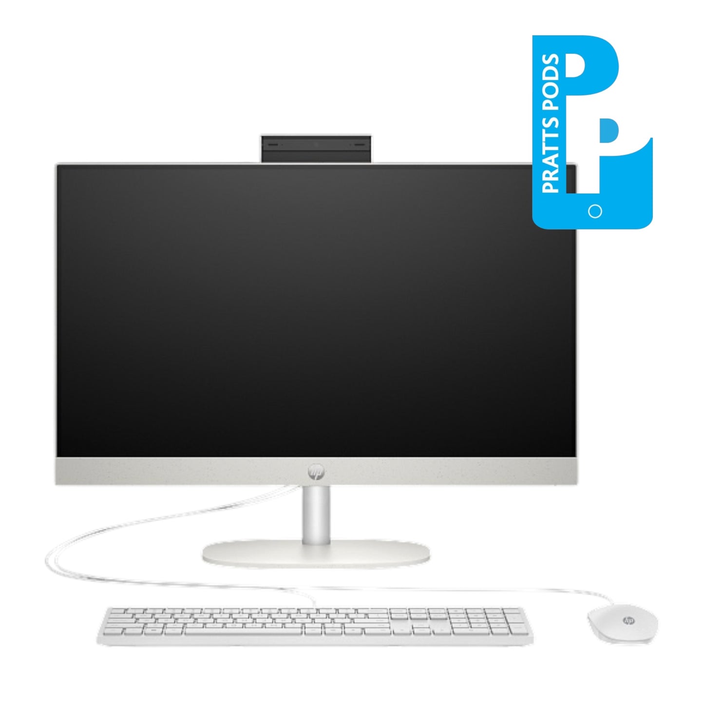 HP All-in-One 24" Desktop 24-cr0041na AIO Ryzen 3 7320U, 8GB RAM, 256GB SSD, Windows 11 - Boxed