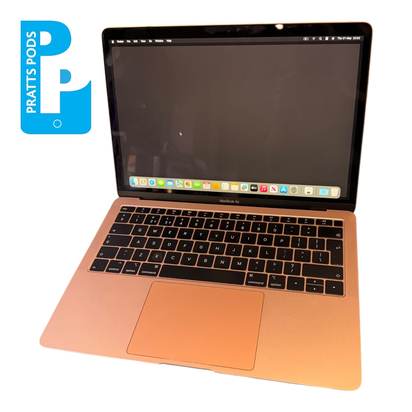 Apple Macbook air 13" A1932 Late 2019 - 8gb RAM, i5, 128gb SSD, Mac OS Sonoma - Rose Gold