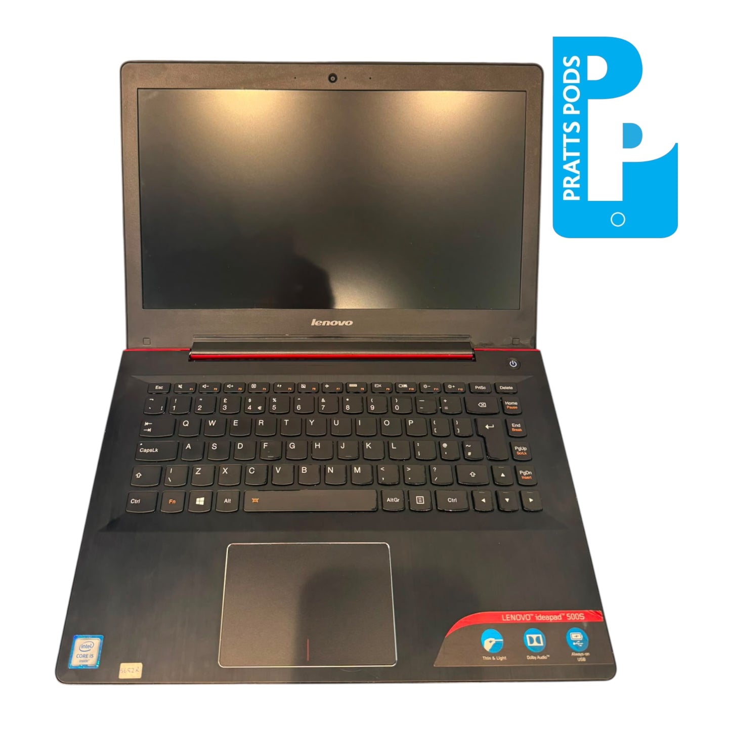 Lenovo IdeaPad 500S-14ISK 14" Windows 11 Laptop Intel Core I5 6th, 256GB SSD, 8GB Ram - Grade B