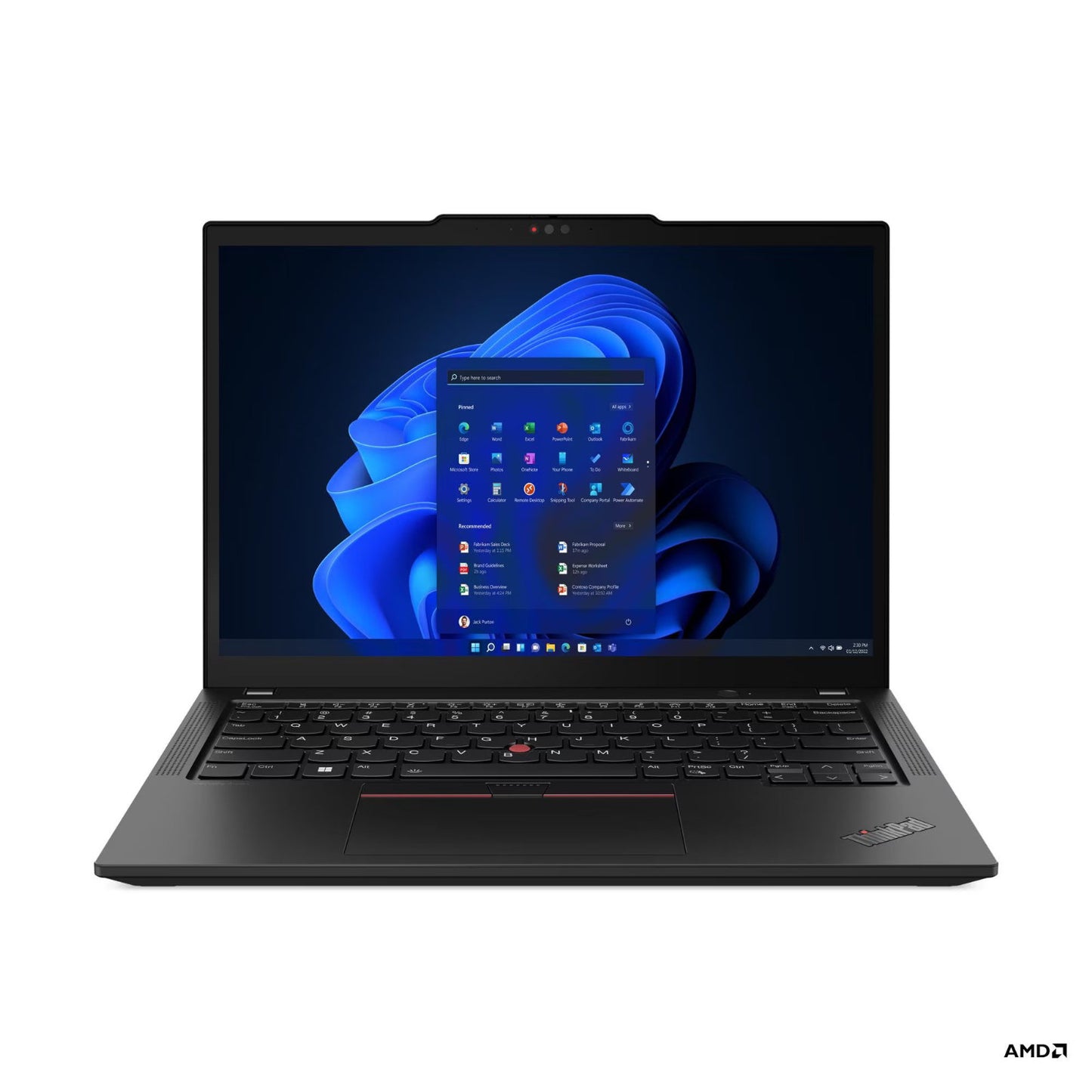 Lenovo ThinkPad X13 Laptop, 13.3 Inch WUXGA 1920x1200 IPS TouchScreen, AMD Ryzen 5 PRO 7540U Processor, 16GB DDR5X-6400 RAM, 256GB SSD, Windows 11 Pro with 3 Year Warranty