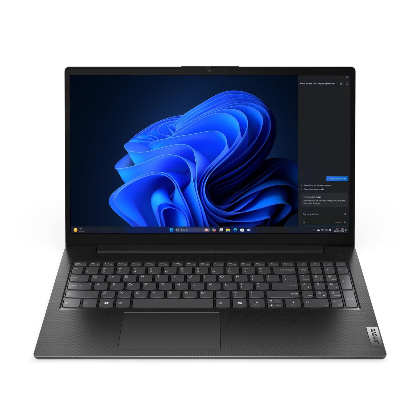 Lenovo V15 G5 83GW00HXUK Laptop, 15.6 Inch Full HD 1080p Screen, Intel Core i5 13420H 13th Gen, 16GB DDR5 RAM, 512GB SSD, Intel UHD Graphics, Windows 11 Home