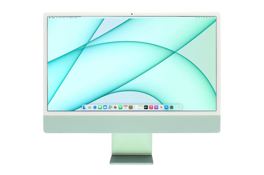 Apple iMac 24" 2021 M1 8 Core CPU, 8 Core GPU, 16GB RAM, 1TB SSD - Boxed With Trackpad and Touch ID Keyboard - Grade A