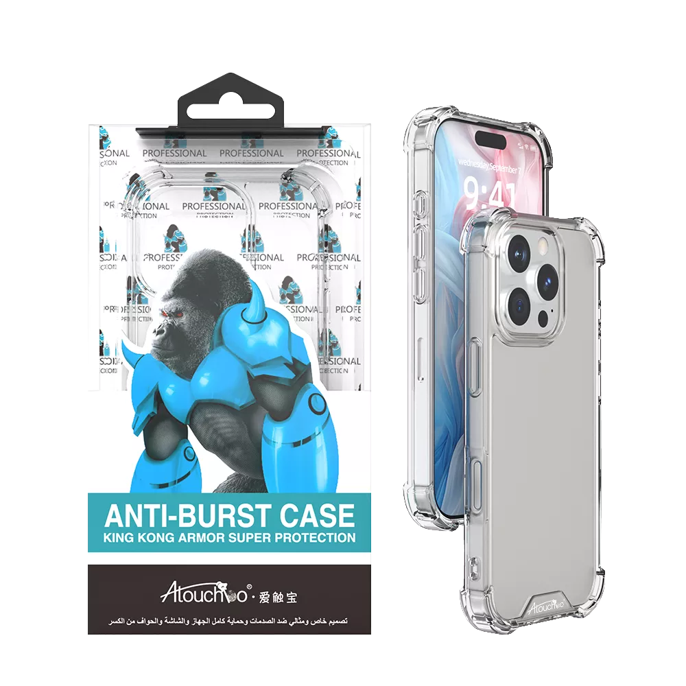 King Kong - Anti Burst for iPhone 16 Pro Max - Clear