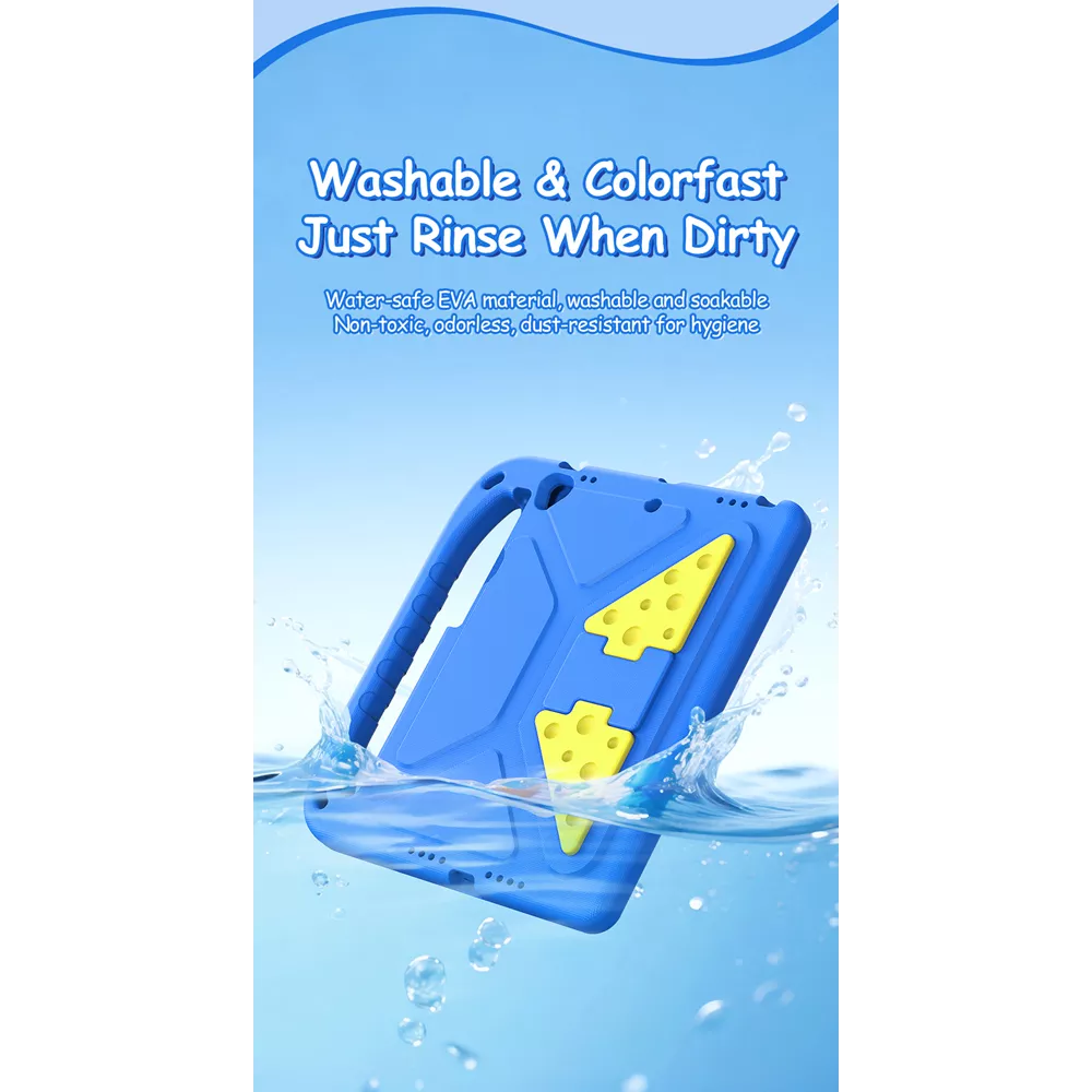 Dux Ducis - Puff EVA Kids Drop Tested Tablet Case for iPad 7/8/9 10.2" - Blue