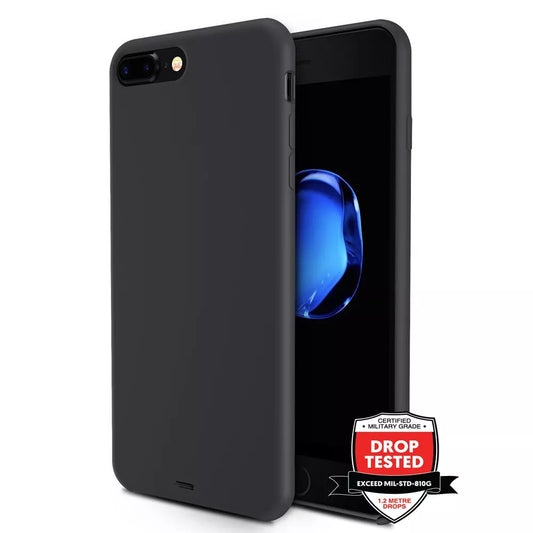 Silicone Case for iPhone 7 Plus & 8 Plus - Black