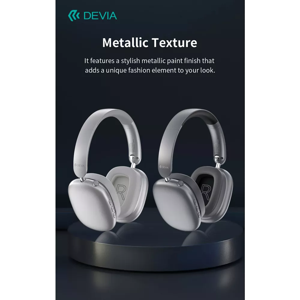 Devia - EarBass Pro2 - ANC On-Ear Wireless Headphones