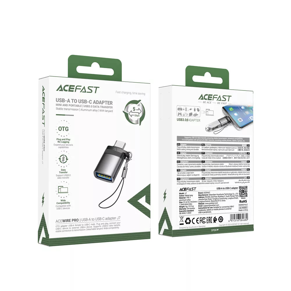 Acefast - USB 3.0 F to USB-C Adapter M