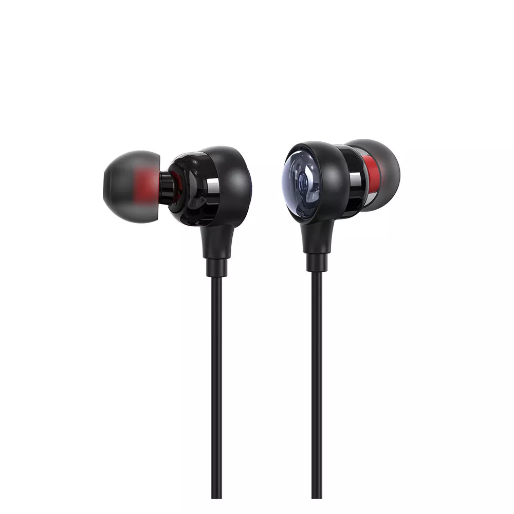 Acefast - Bluetooth Magnetic HD Earphones Silicone Neckband - Black