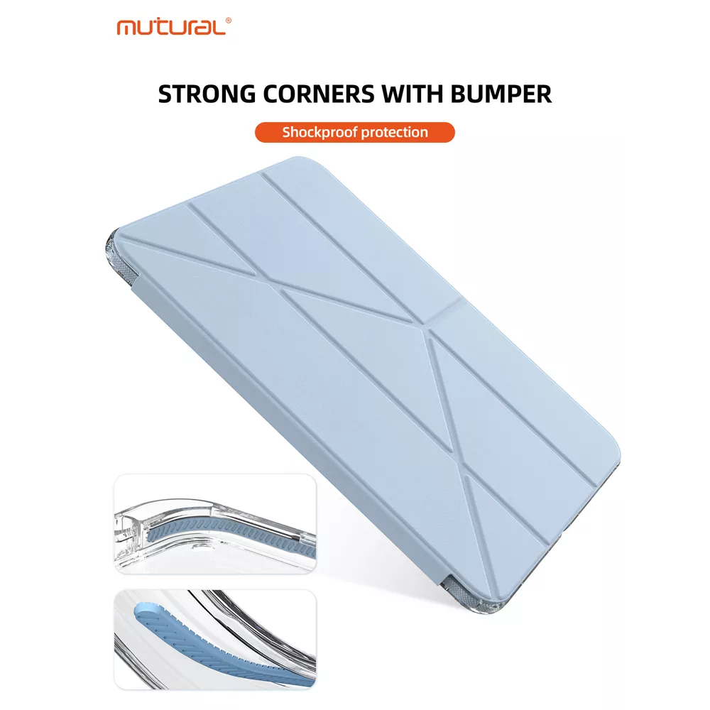 Mutural - Clear-Pro Case for iPad 10 (2022) & iPad 11 A16 (2025) - Various Colours