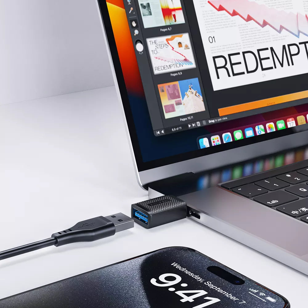 Acefast - USB 3.0 (F) to USB-C (M) Adapter