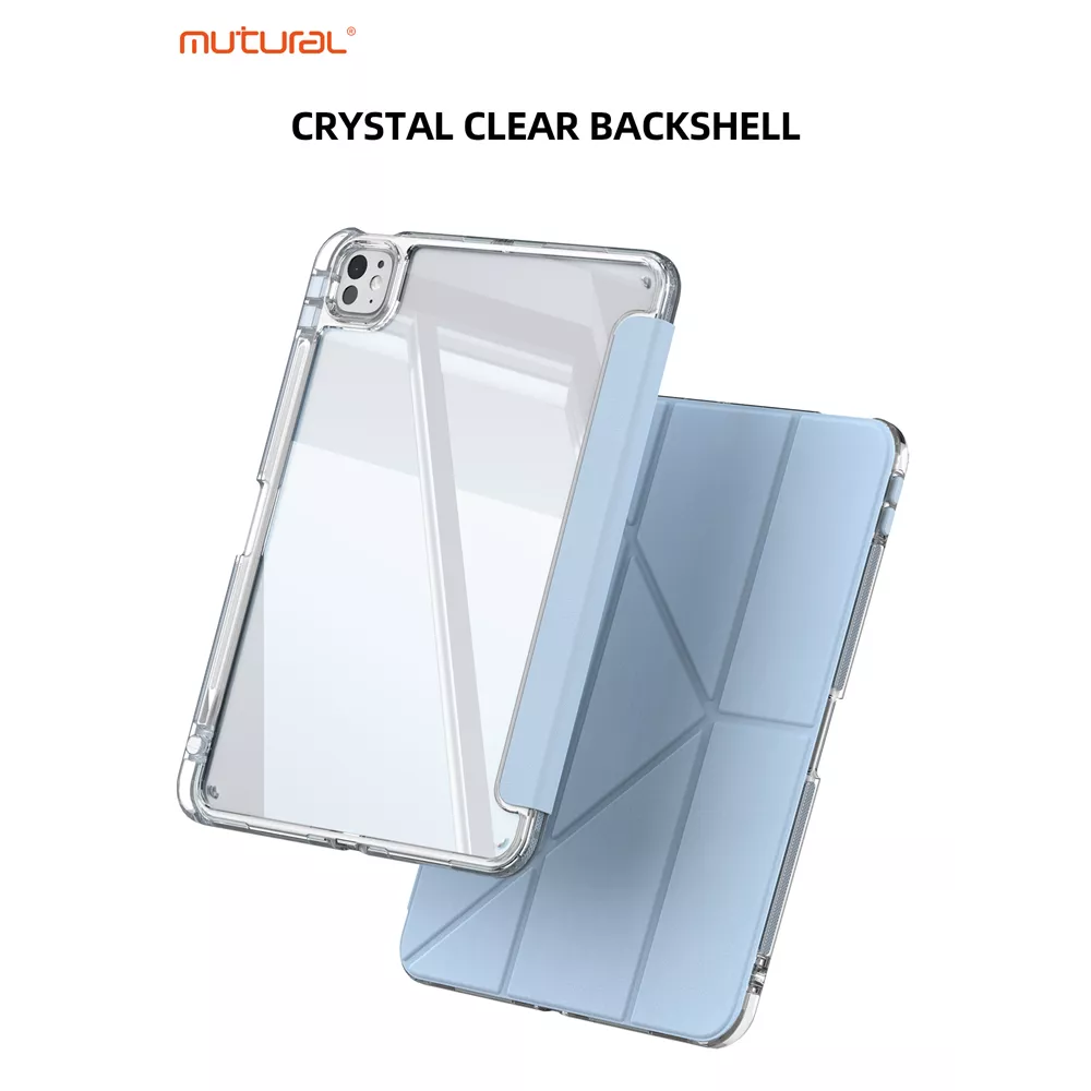 Mutural - Clear-Pro Case for iPad 10 (2022) & iPad 11 A16 (2025) - Various Colours
