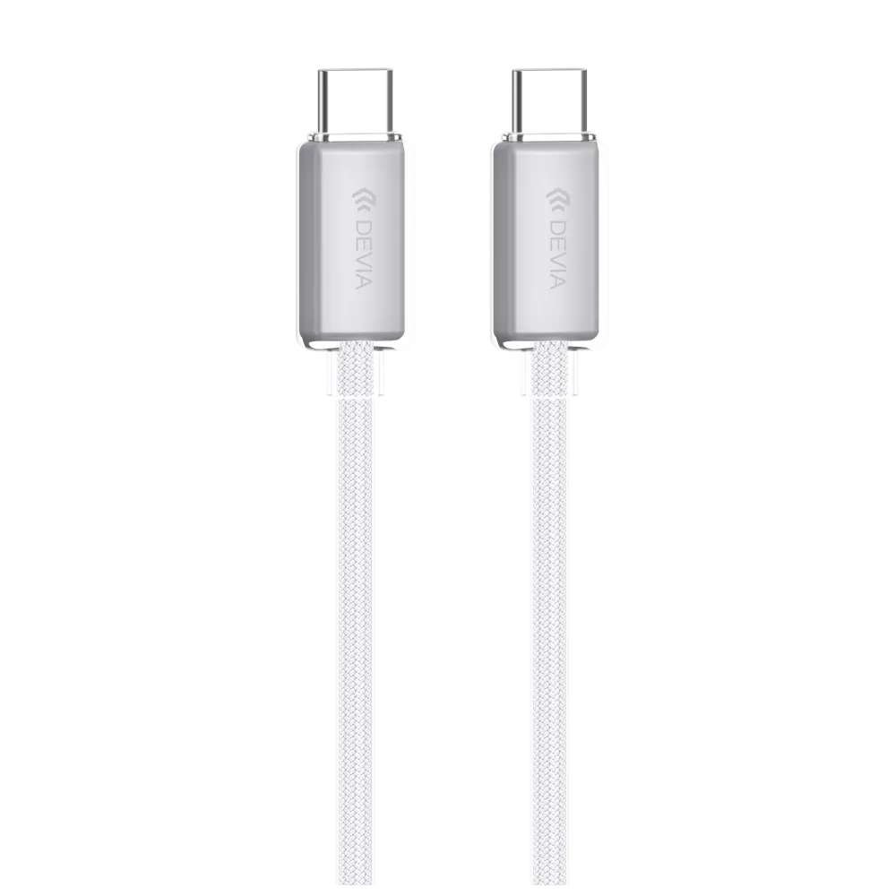 Devia - 1.5m (60W) Woven Braided Power Delivery - USB-C to USB-C Cable