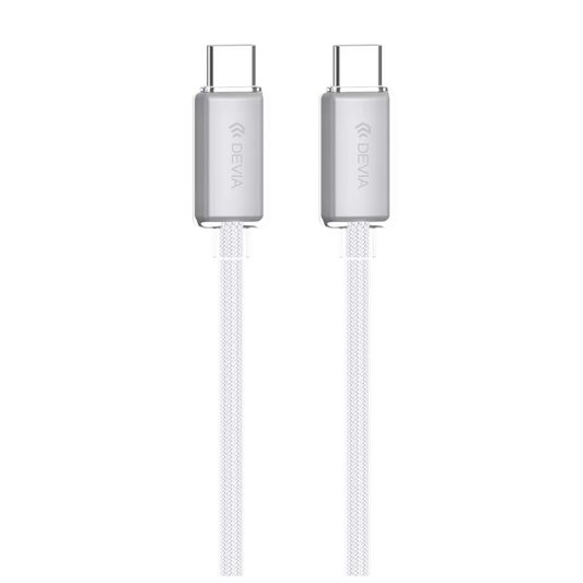 Devia - 1.5m (60W) Woven Braided Power Delivery - USB-C to USB-C Cable