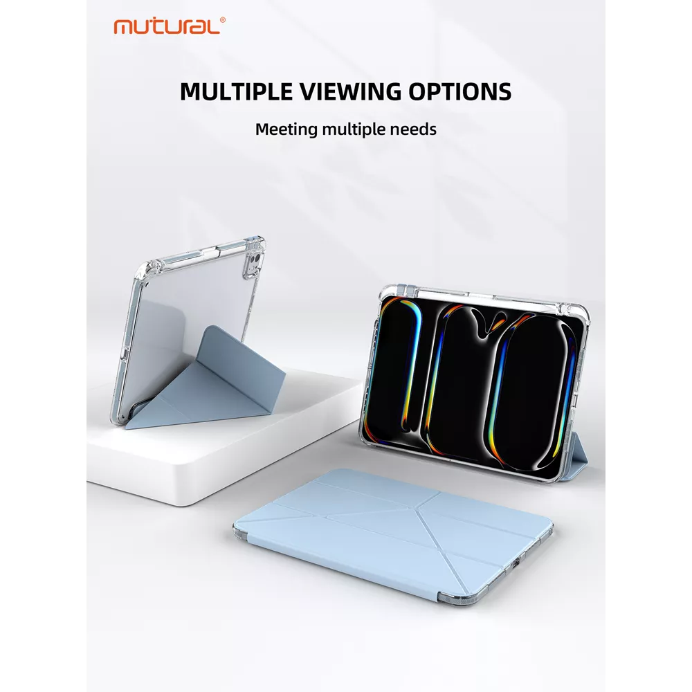 Mutural - Clear-Pro Case for iPad 10 (2022) & iPad 11 A16 (2025) - Various Colours