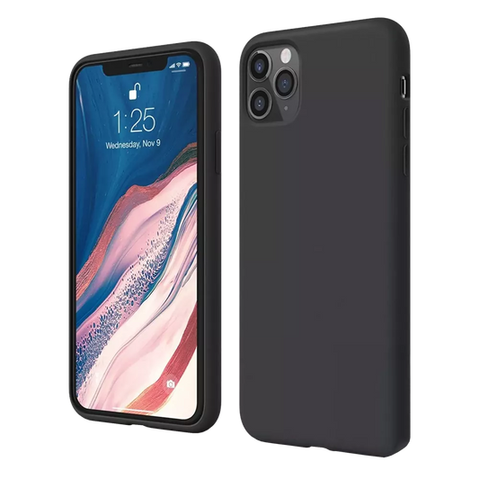 Xquisite Silicone Case for iPhone 12 Pro Max - Black