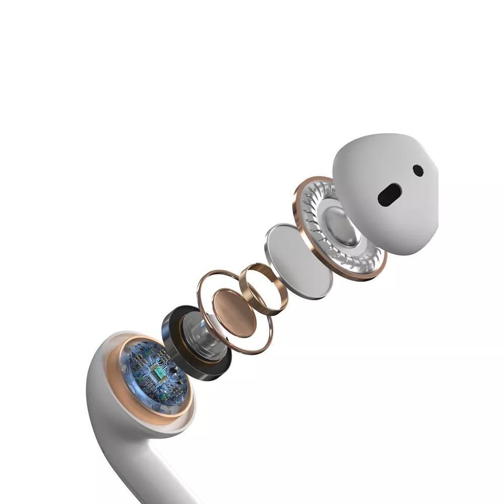 Devia - Airbuds - True Wireless Earbuds & Charging Case - White