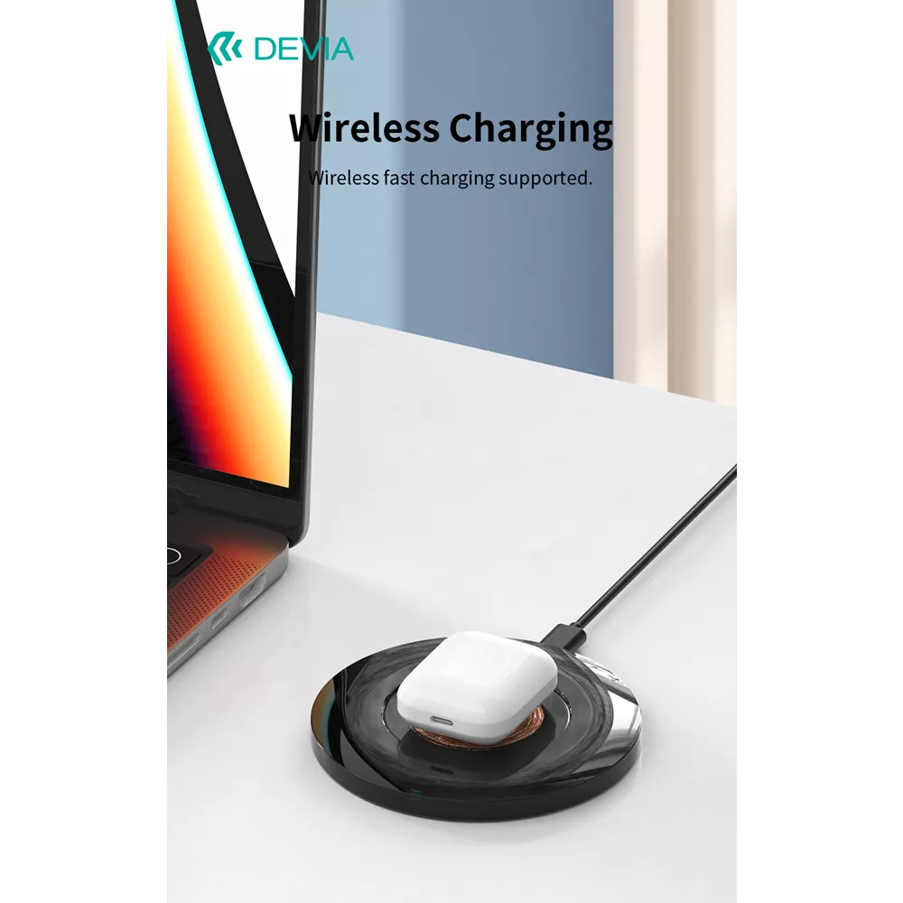 Devia - Airbuds - True Wireless Earbuds & Charging Case - White