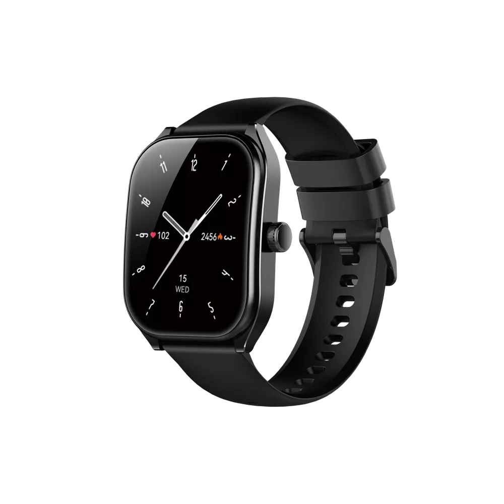 Devia - WT4 - Wireless Calling Bluetooth Waterproof SmartWatch - Black