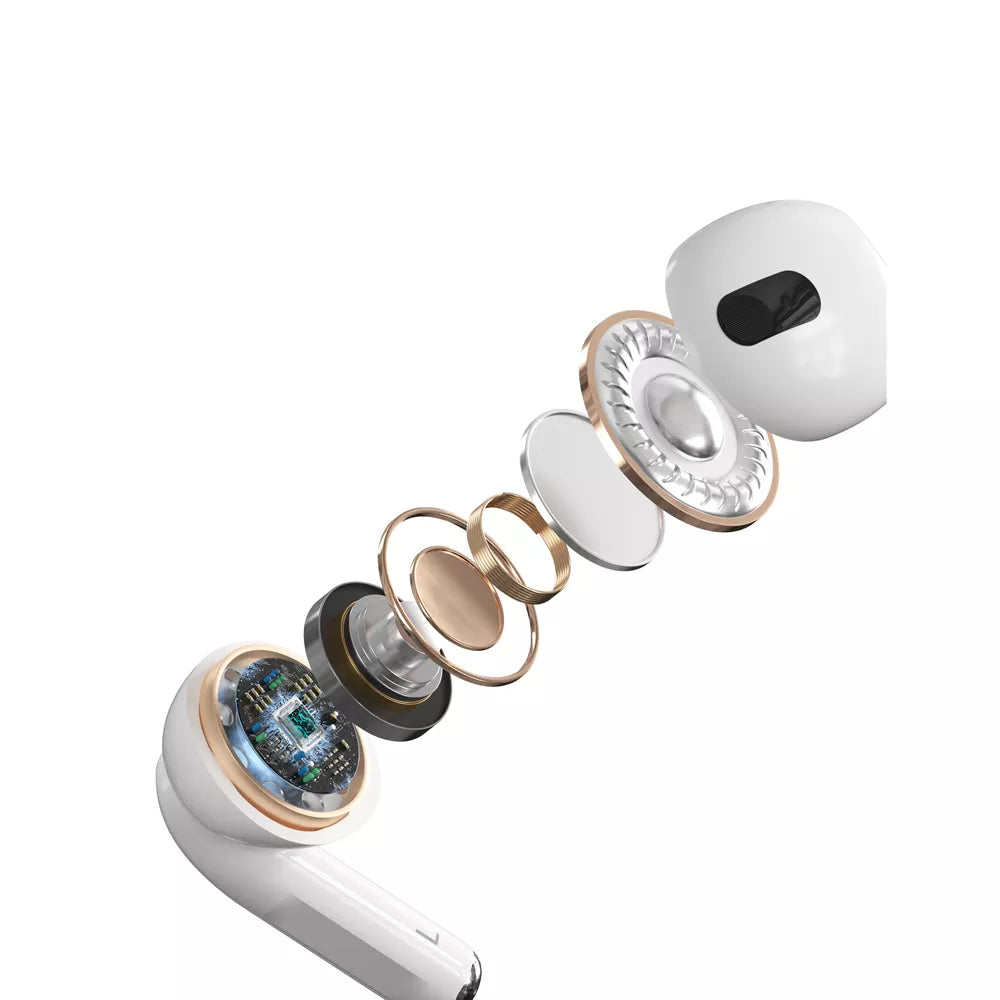 Devia - Airbuds Pods3 - True Wireless Earbuds & Charging Case - White