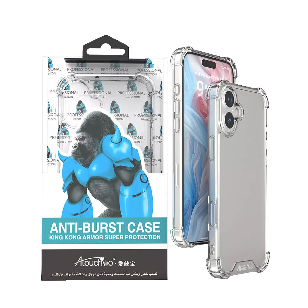 King Kong - Anti Burst for iPhone 16 - Clear