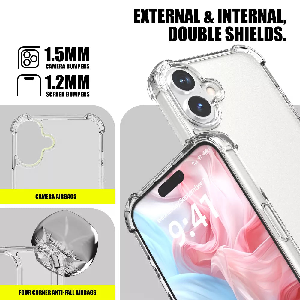 King Kong - Anti Burst for iPhone 16 - Clear