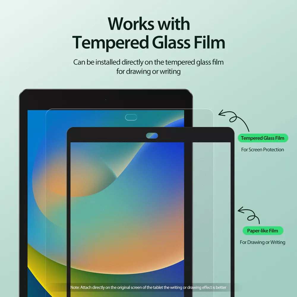 Dux Ducis - Paper-like Drawing & Writing Screen Protector Film - iPad 10.2 (2019), iPad 10.2 (2020) & iPad 10.2 (2021)